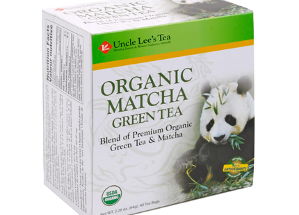 Uncle Lee's - Organic Matcha Green Tea | 40 Bags
