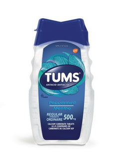 Tums - Regular Strength 500 mg - Antacid Tablets - Peppermint Flavour | 150 Count
