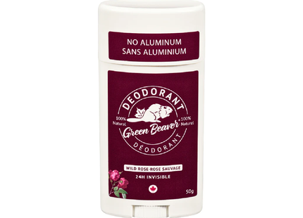 Green Beaver - Déodorant 100% naturel - Rose sauvage | 50 grammes