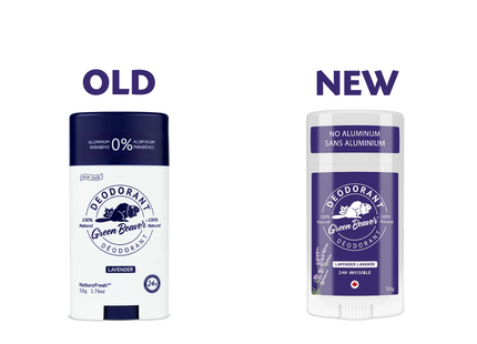 Green Beaver - Déodorant Naturel Sans Aluminium 24H Invisible, Lavande | 50 g