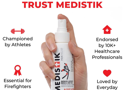 Medistik - Spray analgésique à action rapide et à pénétration profonde | 118 ml