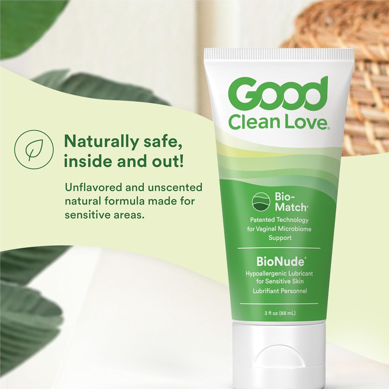 Good Clean Love - BioNude Ultra Sensitive Personal Lubricant | 88 mL White Cross E-Store Good Clean Love - BioNude Ultra Sensitive Personal Lubricant | 88 mL White Cross E-Store