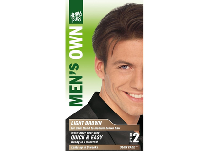 Hennaplus - Men's Own Hair Colour Light Brown | 80 mL
