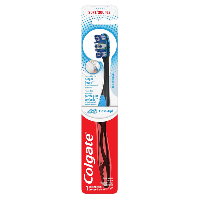 Colgate - Advanced 360 Floss Tip Toothbrush