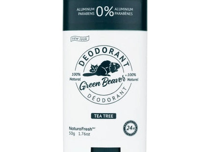 Green Beaver - Tea Tree Natural Deodorant - Unscented | 50 g