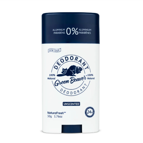 Green Beaver - Unscented Natural Deodorant with Anti-Odorant Sage Extract & Soothing Labrador Tea | 50 g