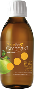 NutraSea Omega-3 + Vitamin D - Crisp Apple | 200 ml