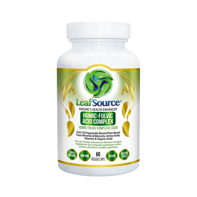 Leaf Source - Shilajit W Humic-Fulvic Acid Complex | 60 Veggie Caps