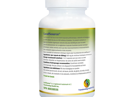 Leaf Source - Shilajit W Humic-Fulvic Acid Complex | 60 Veggie Caps