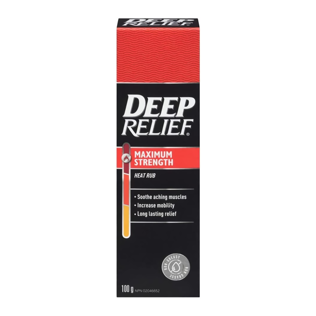 Deep Relief - Maximum Strength Pain Relief Heat Rub | 100 g