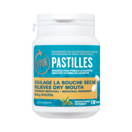 X-PUR - Xylitol Peppermint Pastilles | 130 Pastilles