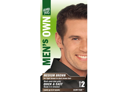 Hennaplus - Men's Own Medium Brown | 80 mL