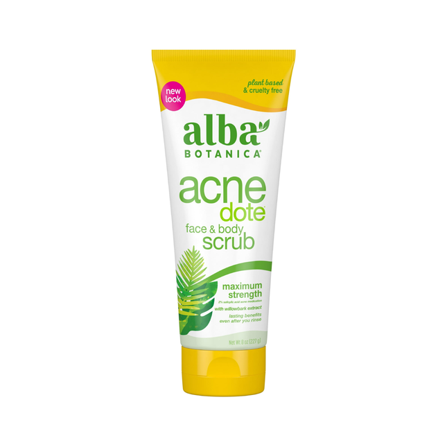 Alba Botanica - Acne Dote Face & Body Scrub | 227 g