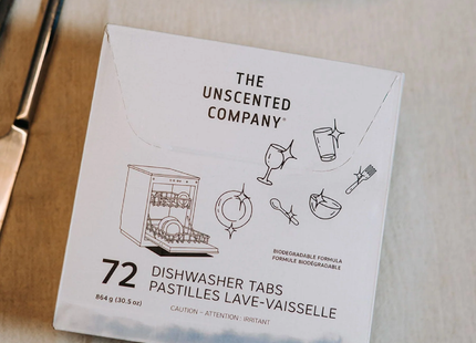 The Unscented Co. - Dishwasher Tabs | 72 Count