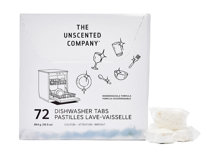The Unscented Co. - Dishwasher Tabs | 72 Count