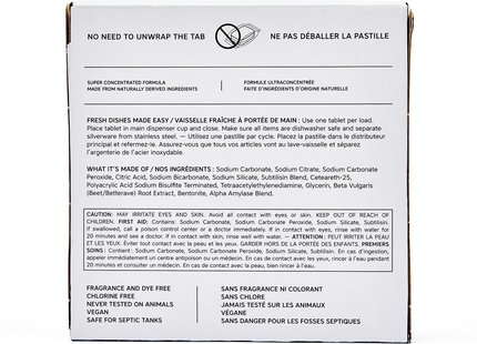 The Unscented Co. - Dishwasher Tabs | 72 Count