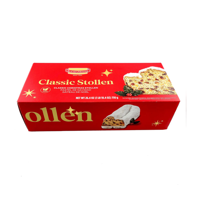KuchenMeister - Gâteau aux fruits Stollen de Noël classique | 750g