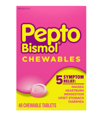Pepto Bismol Original Chewable Tablets | 48 Tablets