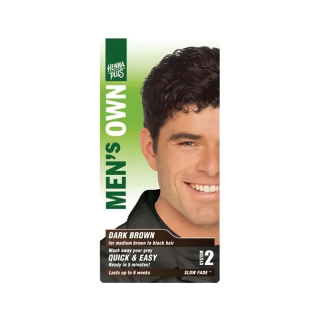 Hennaplus - Men's Own Hair Colour Dark Brown | 80 mL