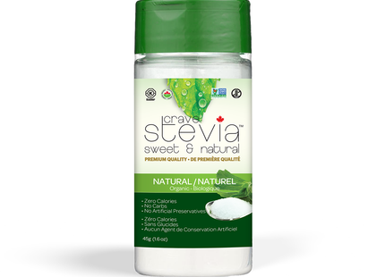 Crave Stevia - Organic Monk Fruit Shaker | 45 g