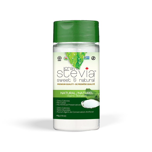 Crave Stevia - Organic Monk Fruit Shaker | 45 g
