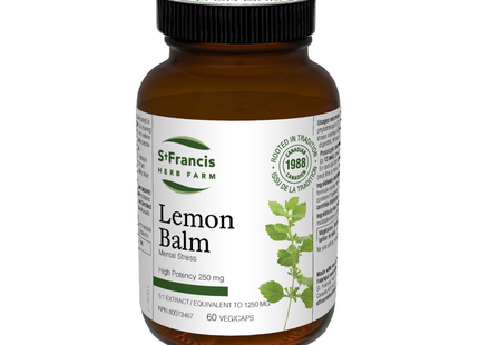 St. Francis - Lemon Balm Capsules | 60 Capsules