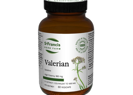 Capsules de valériane Saint-François | 60 capsules