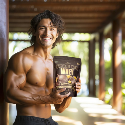 Confident Sports - Chocolate Lovers 100 % pure protéine de lactosérum - Beurre de cacahuète au chocolat | 907 g