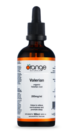 Orange Naturals Valerian - 200mg/mL Naturopathic Tincture | 100 ml