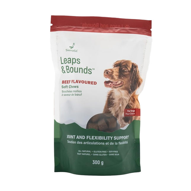 SierraSil - Leaps & Bounds Soft Chews - Beef Flavoured