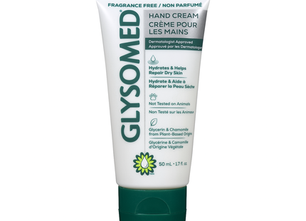 Glysomed - Crème pour les mains sans parfum à la camomille et à la glycérine | 50 mL