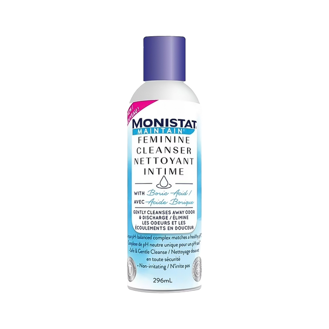 Monistat - Maintain Feminine Cleanser With Boric Acid | 296 mL