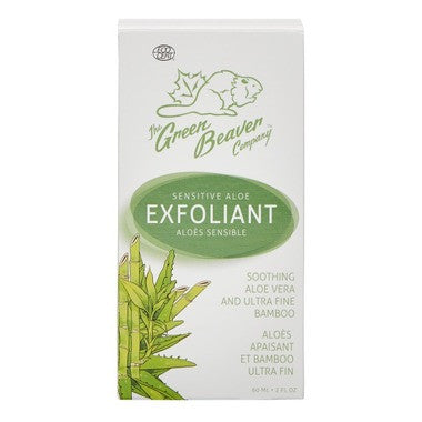 Exfoliant à l'aloe vera sensible à l'aloe vera apaisant et au bambou ultra fin | 60 ml