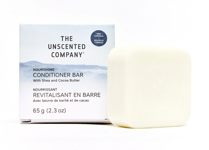 The Unscented Co. - Après-shampoing solide sans parfum | 65 g
