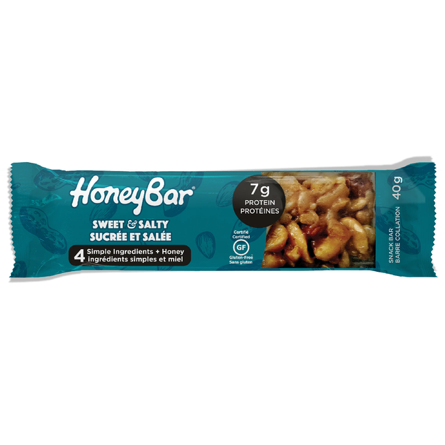 HoneyBar - Sweet & Salty - 7g of Protein | 40 g