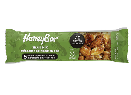 HoneyBar - Trail Mix - 7g of Protein | 40 g