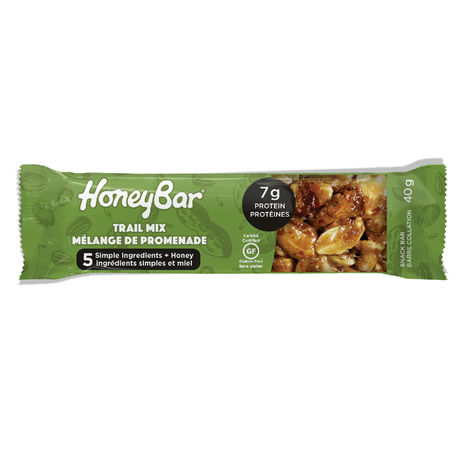 HoneyBar - Trail Mix - 7g of Protein | 40 g