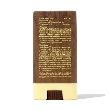 Sun Bum - Original SPF 30 Sunscreen Face Stick | 13 g