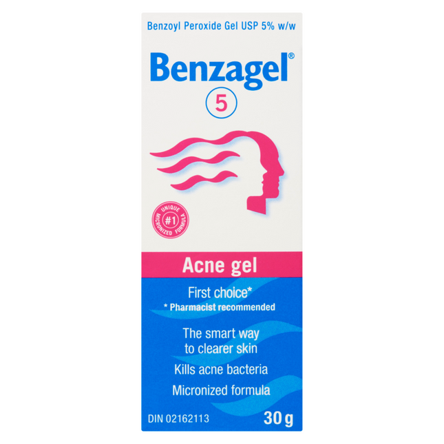 Benzagel - 5 Acne Gel - Benzoyl Peroxide 5 % | 30g