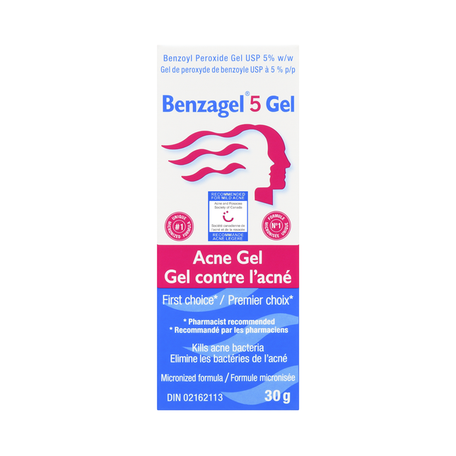 Benzagel - Acne Gel Benzoyl Peroxide USP 5% | 30 g