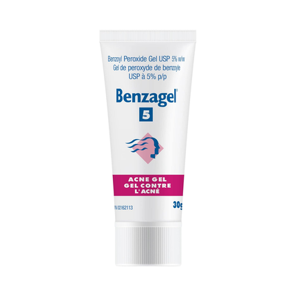 Benzagel - Gel anti-acné peroxyde de benzoyle USP 5 % | 30 g