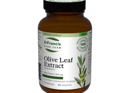 Extrait de feuille d'olivier de Saint-François | 60 capsules