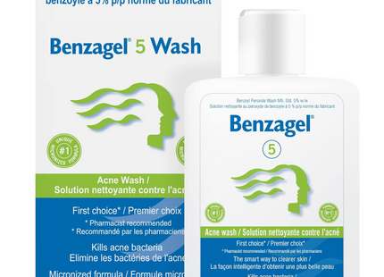 Benzagel - 5 Acne Wash - Benzoyl Peroxide 5% | 85 ml