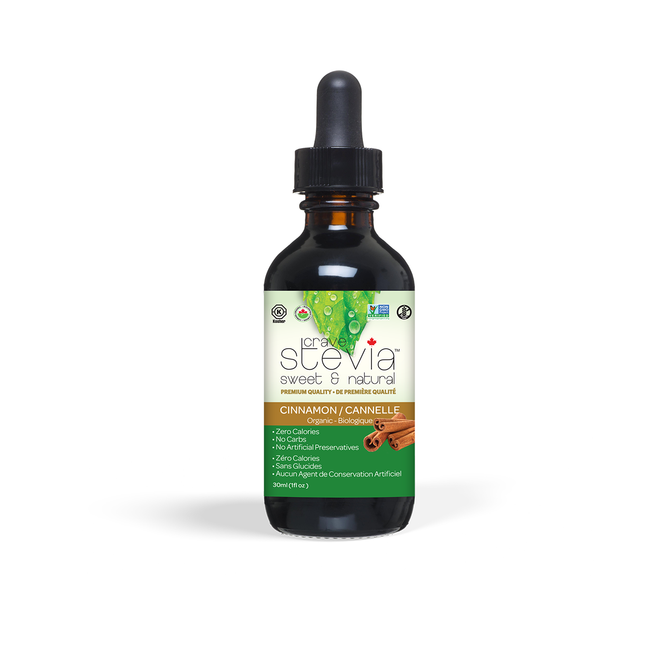 Crave Stevia - Cinnamon Liquid Stevia | 30 mL