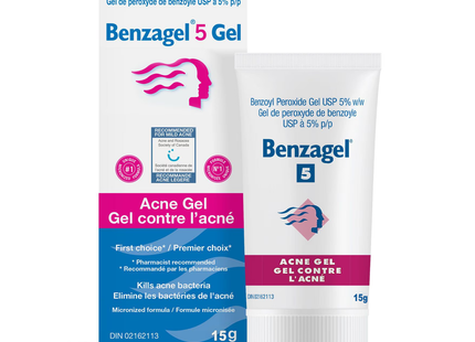 Benzagel - Gel contre l'acné 5 % | 15 g