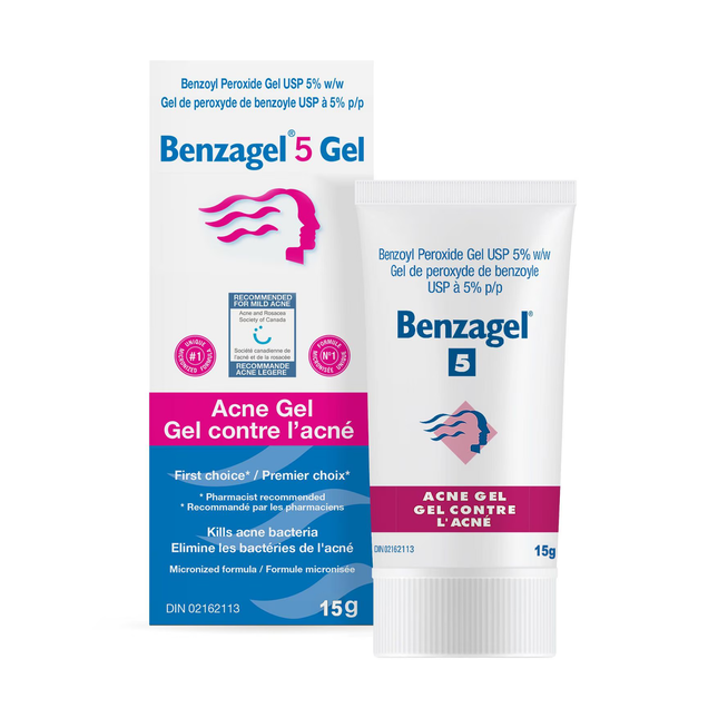 Benzagel - Gel contre l'acné 5 % | 15 g