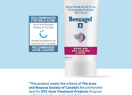 Benzagel - Gel contre l'acné 5 % | 15 g