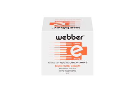 Webber - Crème hydratante à la vitamine E | 120 ml