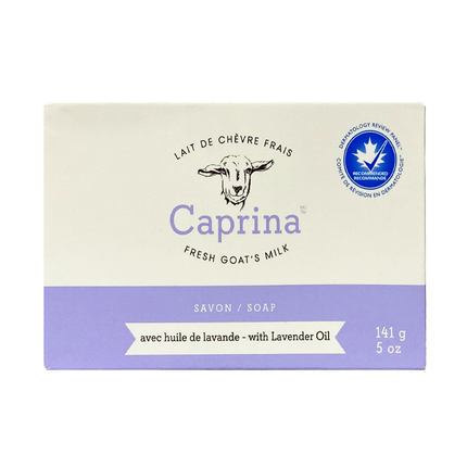 Caprina - Savon au lait de chèvre frais à l'huile de lavande | 141 g