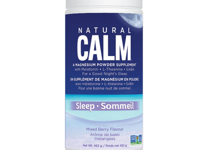 Natural Calm - Magnesium Powder Supplement for a Good Nights Sleep - Mixed Berry Flavour | 113 g